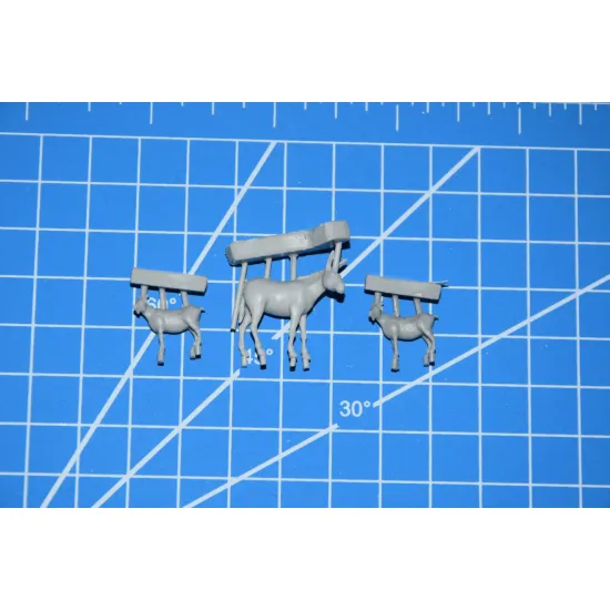 White Stork Miniatures F72003 1/72 Animals Resin, Unpainted, Unassembled Kit