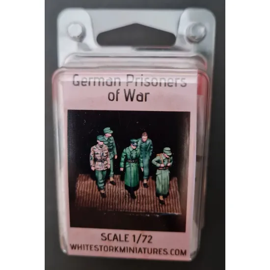 White Stork Miniatures F72005 1/72 Figures German Prisoners Of War Resin Unpainted Unassembled