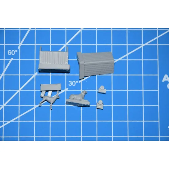 White Stork Miniatures F72006 1/72 Figures Gogs Resin, Unpainted, Unassembled Kit