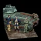 White Stork Miniatures F72008 1/72 French Tankers Resin, Unpainted, Unassembled Kit
