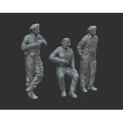 White Stork Miniatures F72014 1/72 British Tankers Resin Unpainted Unassembled