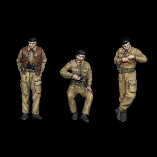 White Stork Miniatures F72014 1/72 British Tankers Resin Unpainted Unassembled