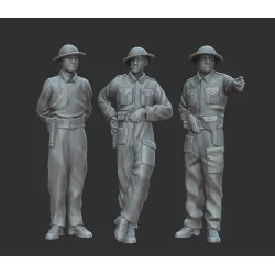 White Stork Miniatures F72015 1/72 British Soldiers In North Africa Resin Unpainted Unassembled