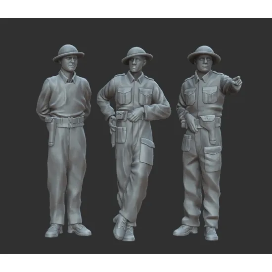 White Stork Miniatures F72015 1/72 British Soldiers In North Africa Resin Unpainted Unassembled