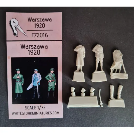White Stork Miniatures F72016 1/72 Figures Warszawa 1920 Resin Unpainted Unassembled