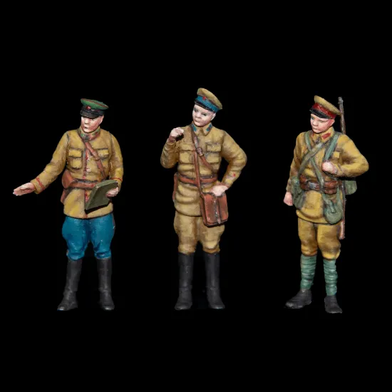 White Stork Miniatures F72017 1/72 Soviet Soldiers 1941 Resin Unpainted Unassembled