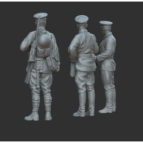 White Stork Miniatures F72017 1/72 Soviet Soldiers 1941 Resin Unpainted Unassembled