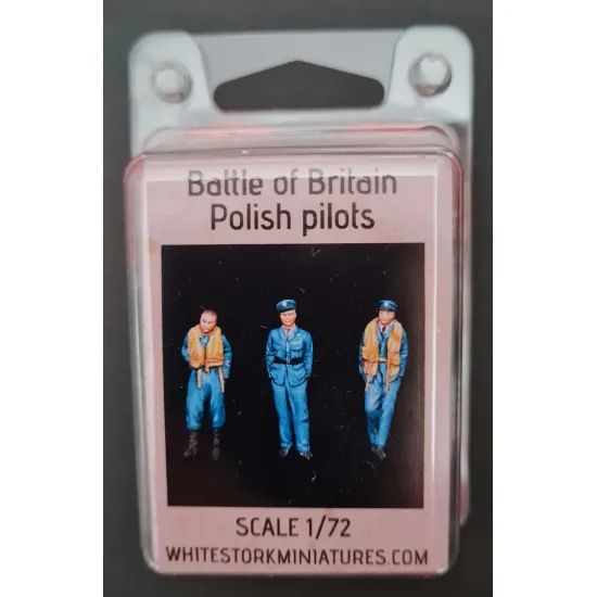 White Stork Miniatures F72018 1/72 Battle Of Britain Polish Pilots Resin Unpainted Unassembled