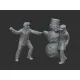 White Stork Miniatures F72019 1/72 Winter Fun Figures Civilians Resin Unpainted Unassembled
