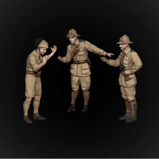 White Stork Miniatures F72020 1/72 Italian Infantri Accidenti Resin Unpainted Unassembled