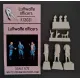 White Stork Miniatures F72021 1/72 Luftwaffe Officers Resin Unpainted Unassembled