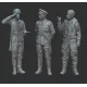 White Stork Miniatures F72021 1/72 Luftwaffe Officers Resin Unpainted Unassembled