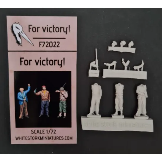 White Stork Miniatures F72022 1/72 Ww2 For Victory Resin Unpainted Unassembled