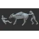 White Stork Miniatures F72023 1/72 North Africa 1941 Stubborn Donkey Resin Unpainted Unassembled