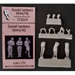 White Stork Miniatures F72024 1/72 Soviet Tankers 1944/45 Resin Unpainted Unassembled