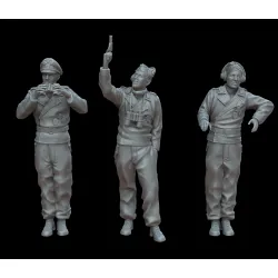 White Stork Miniatures F72025 1/72 German Tankers Ww2 Resin Unpainted Unassembled Kit