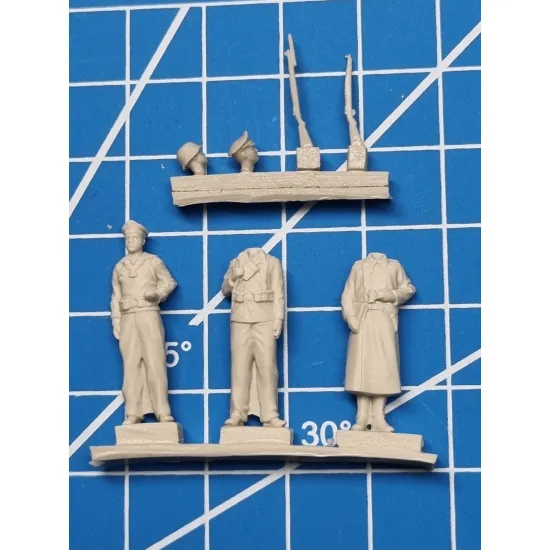 White Stork Miniatures F72031 1/72 German Navy Soldiers Ww2 Resin Unassembled Unpainted