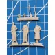 White Stork Miniatures F72031 1/72 German Navy Soldiers Ww2 Resin Unassembled Unpainted