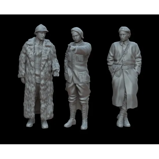 White Stork Miniatures F72033 1/72 Wwi French Tankers Resin Unassembled Unpainted