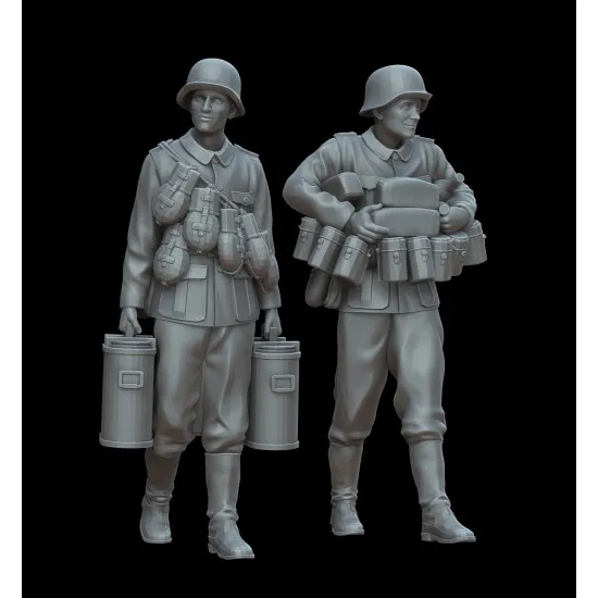 White Stork Miniatures F72040 1/72 Ww2 German Soldiers Its Lunch Time Resin Unassembled Unpainted