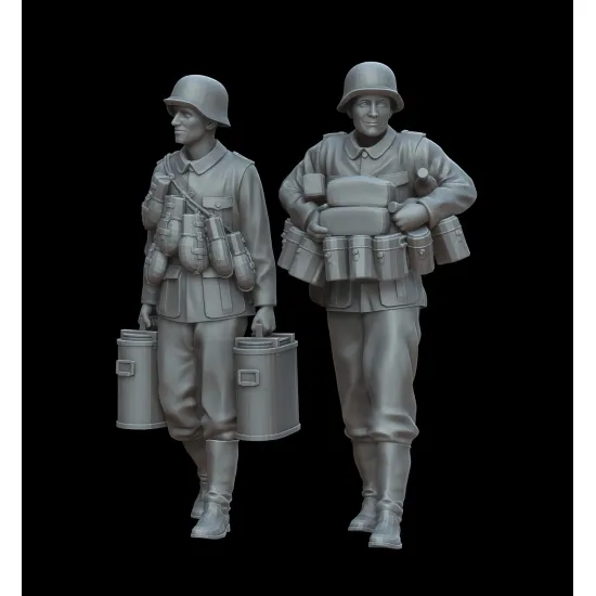 White Stork Miniatures F72040 1/72 Ww2 German Soldiers Its Lunch Time Resin Unassembled Unpainted