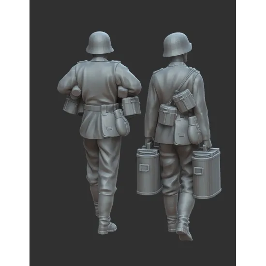 White Stork Miniatures F72040 1/72 Ww2 German Soldiers Its Lunch Time Resin Unassembled Unpainted