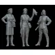 White Stork Miniatures F72042 1/72 Ww2 Female Auxiiliary Service Resin Unassembled Unpainted