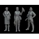 White Stork Miniatures F72042 1/72 Ww2 Female Auxiiliary Service Resin Unassembled Unpainted