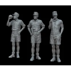 White Stork Miniatures F72043 1/72 Dak German Soldiers Ww2 Resin Unassembled Unpainted