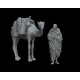White Stork Miniatures F72052 1/72 Arab With Camel Resin Unassembled Unpainted
