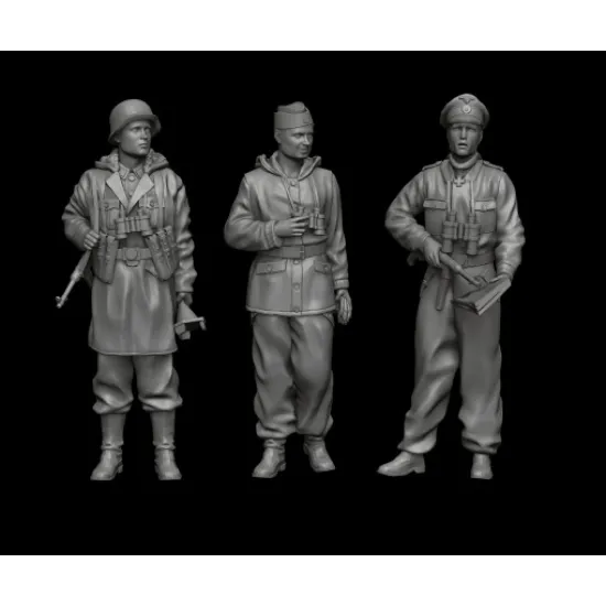 White Stork Miniatures F72055 1/72 German Soldiers In Kharkov 1943 Resin Unassembled Unpainted Kit