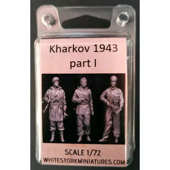 White Stork Miniatures F72055 1/72 German Soldiers In Kharkov 1943 Resin Unassembled Unpainted Kit