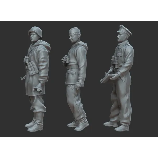 White Stork Miniatures F72055 1/72 German Soldiers In Kharkov 1943 Resin Unassembled Unpainted Kit