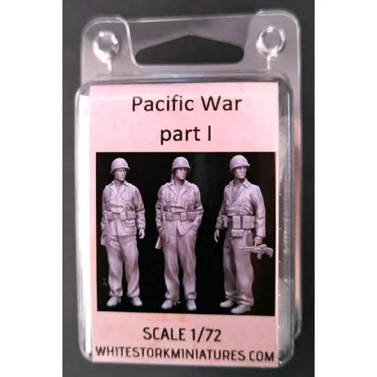 White Stork Miniatures F72056 1/72 Pacific War Us Soldiers Resin Unassembled Unpainted Kit