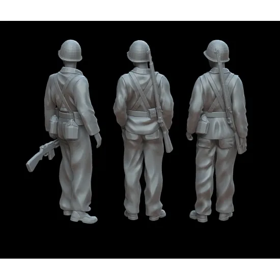 White Stork Miniatures F72056 1/72 Pacific War Us Soldiers Resin Unassembled Unpainted Kit