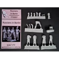 White Stork Miniatures F72057 1/72 Russians In Berlin Ww2 Resin Unassembled Unpainted Kit