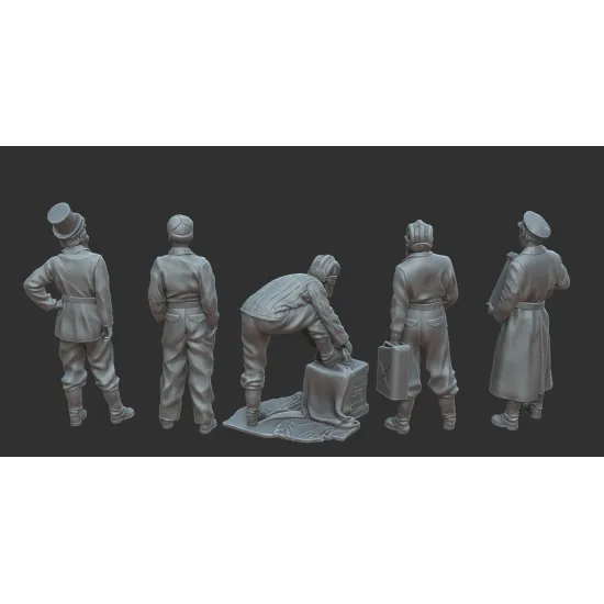 White Stork Miniatures F72057 1/72 Russians In Berlin Ww2 Resin Unassembled Unpainted Kit