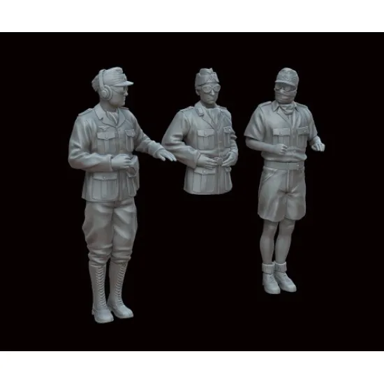 White Stork Miniatures F72065 1/72 Dak Tankers Ww2 Resin Unassembled Unpainted