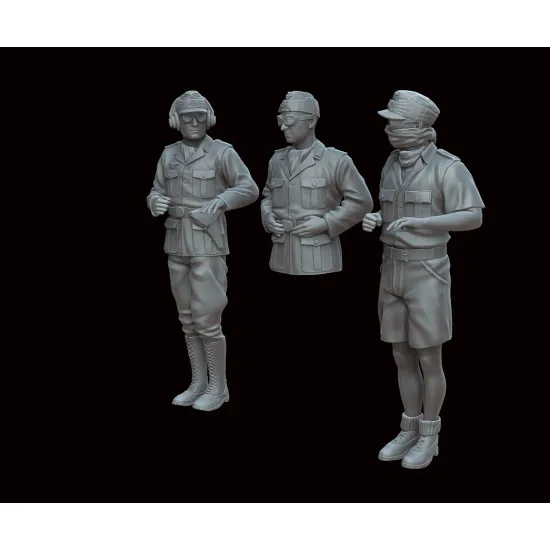 White Stork Miniatures F72065 1/72 Dak Tankers Ww2 Resin Unassembled Unpainted