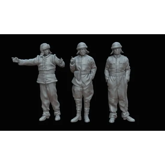 White Stork Miniatures F72066 1/72 Hungarian Tankers Resin Unassembled Unpainted