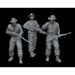 White Stork Miniatures F72068 1/72 Pacific War Australian Soldiers Resin Unassembled Unpainted