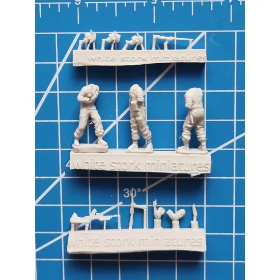 White Stork Miniatures F72068 1/72 Pacific War Australian Soldiers Resin Unassembled Unpainted