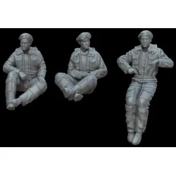 White Stork Miniatures F72070 1/72 British Tankers Winter 1944/45 Resin Unassembled Unpainted