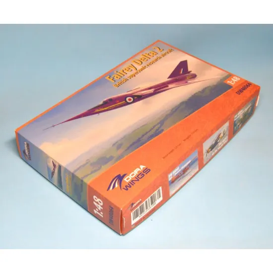Dora Wings 48064 1/48 Fairey Delta 2 British Supersonic Research Aircraft Model Length 327mm Wingspan 170mm
