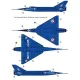 Dora Wings 48064 1/48 Fairey Delta 2 British Supersonic Research Aircraft Model Length 327mm Wingspan 170mm