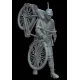White Stork Miniatures F72078 1/72 Japanese Soldier With A Bicycle Resin Unassembled Unpainted Kit