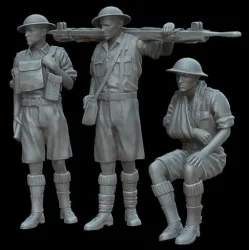 White Stork Miniatures F72092 1/72 British Soldiers North Africa 1941 Ww2 Resin Unassembled Unpainted