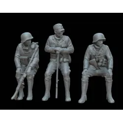 White Stork Miniatures F72099 1/72 Dak Soldiers Part 3 Ww2 Resin Unassembled Unpainted