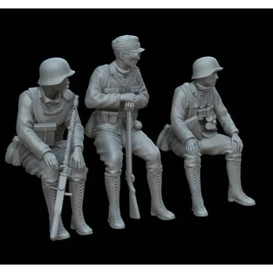 White Stork Miniatures F72099 1/72 Dak Soldiers Part 3 Ww2 Resin Unassembled Unpainted