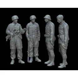 White Stork Miniatures F72100 1/72 Dordrecht 1940 German Fallschirmjager And Dutch Prisoners